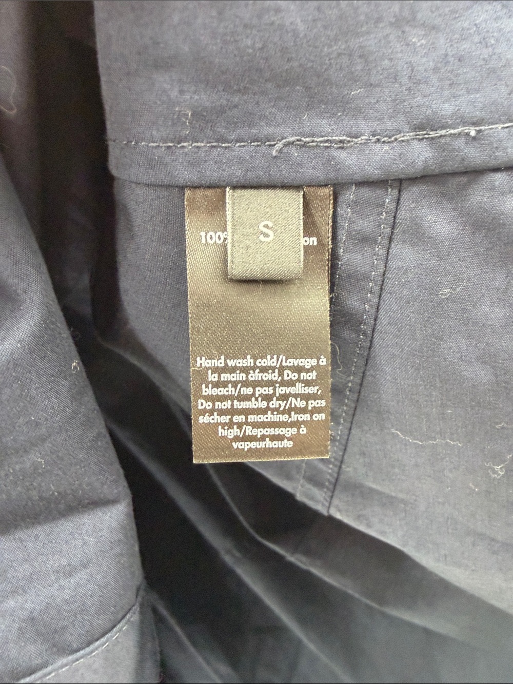 Co Essentials Women's A-line Buttondown Shirt - Navy - Small - New with tags - Picture 6 of 8